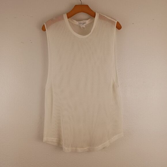 Public school for J.Crew short sleeve net top size M - Picture 2 of 5